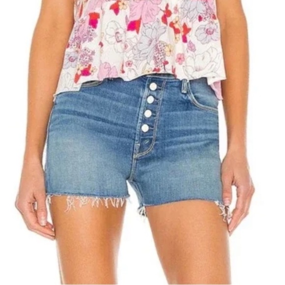 MOTHER The Pixie Dazzler Shorts Blowing Kisses sz 27 - Picture 8 of 14